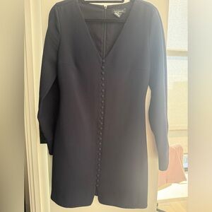 Club Monaco Navy Long Sleeve Dress